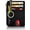A-Black, variant on Slim Pocket Wallet, RFID Blocking Credit Card Holder Wallet with D-Shackle ID Window and Detachable keychain for Women (A-Black)