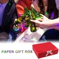 thumbnail image 4 of Cateissary Caja de regalo de 5 uds., caja de recuerdo de papel para cumpleaños, cajas de embalaje de regalo de aniversario de fiesta con cinta, Kits de decoración para fiestas Rojo METRO Cateissary HA005885-08, 4 of 6