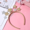 thumbnail image 2 of Diadema con pentagrama (1 unidad) - Adorno navideño para el cabello - Ideal para fiestas y festivales, 2 of 7