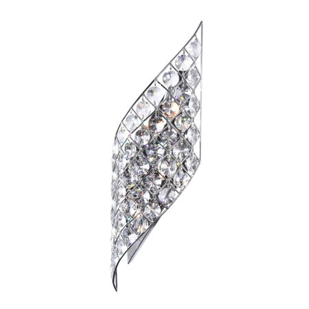 

4 Light Wall Sconce with Chrome finish