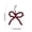 RD, variant on EGNMCR Christmas Decorations, Christmas Ornaments, Christmas Gifts Wooden Bead Christmas Red Bow Shaped Pendant Natural Wood Color Wooden Bead Christmas Decoration Wooden bow tie