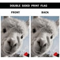 thumbnail image 2 of Funny Llama House Flags 28 x 40 Double Sided Burlap I Love Llama Yard Flags Spring Summer Farmhouse Seasonal Outdoor Flag, 2 of 5