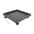 thumbnail image 5 of Milisten Support de Pot de Fleurs pour Jardin et Terrasse 1 Pce, Support de Jardinière Roulant en Plastique avec Roues, 5 of 5
