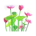thumbnail image 4 of Aquatics Flower Simulation Wedding Plastic Artificial Fish Tank Ornament For, 4 of 5