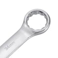 thumbnail image 3 of Uxcell Metric 34mm 12-Point Box Open End Combination Wrench Chrome Finish, Cr-V, 3 of 5