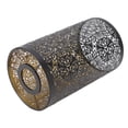thumbnail image 4 of Nimomo Lamp Shade Durable Metal Lamp Hollow Carving Metal Cylindrical Circular Pattern E27 E26 Detachable Decorative Nightstand Table Lamp Shade, 4 of 8