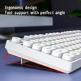 thumbnail image 4 of Clavier de Jeu Mécanique, Clavier de Jeu Filaire à 87 Touches, Clavier de Jeu Rétroéclairé RVB, Conception Ergonomique, pour Ordinateur Portable PC, pour Rédacteurs, Réviseurs, 4 of 8