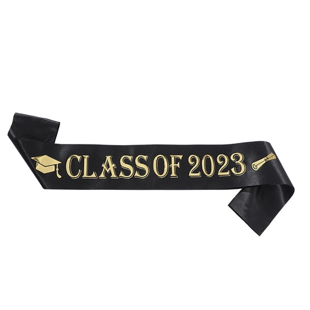 Fiudx Banda de Graduación con Diseño de Purpurina, Material Especial para Recuerdos, Ajuste Cómodo, Accesorio Único para Ceremonias de Graduación, Ideal para Graduados, Tamaño 160 X 10 Cm.
