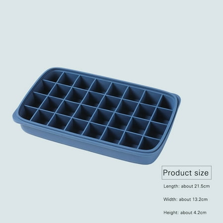

32 Cells Silicone Ice Cube Tray Soft Ice Ball Maker for Whiskey Drinks