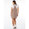 thumbnail image 2 of Celebrity Pink Women's and Women's Plus Patch Pocket Pinafore Dress, Sizes XS-4X, 2 of 6