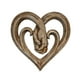 thumbnail image 2 of Decoración de pared Love Taken Hands | Acabado de madera envejecida | Diseño en forma de corazón | Símbolo de amor | Ligero y fácil de limpiar | Perfecto para el hogar, la oficina, el spa y la boda, 2 of 7