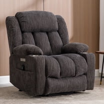 Chenille Power Lift Recliner Chair, Grey