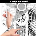 thumbnail image 4 of Ventilador de piso  Cuadrado Aspen 3 velocidades de 50 cm con control remoto, 4 of 5
