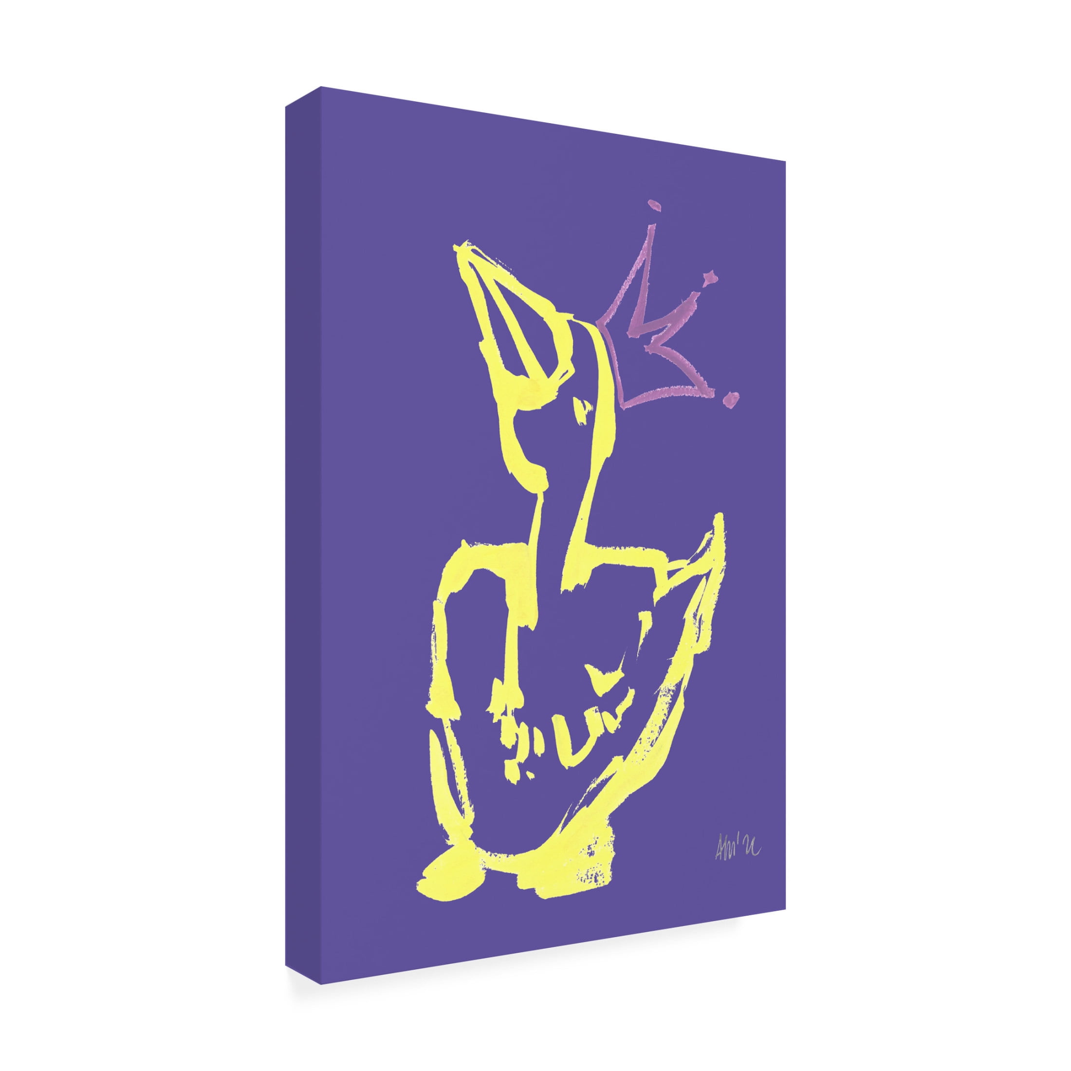 Trademark Fine Art Ania Zwara Queen Duck Canvas Wall Art