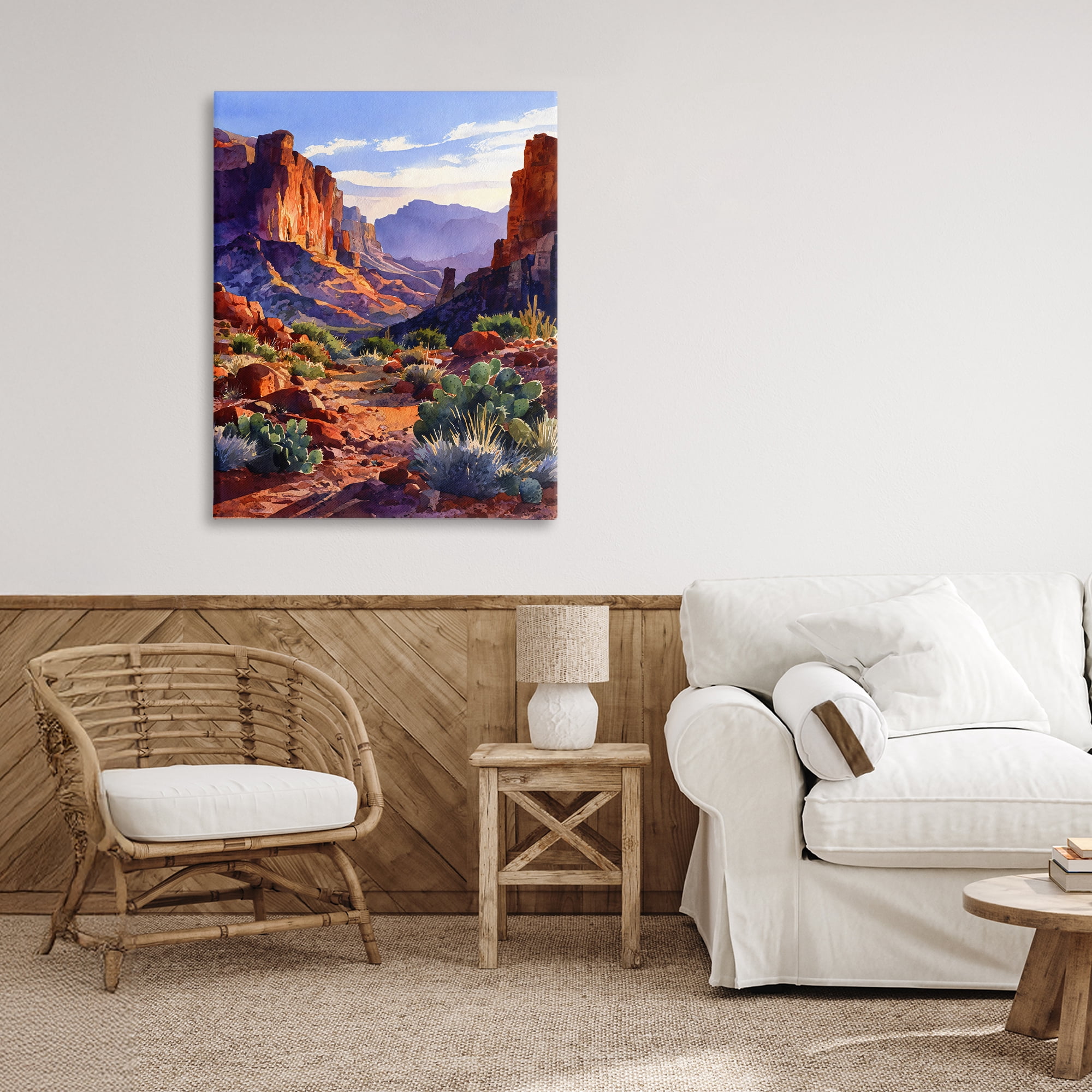 Stupell Industries Western Colors Earthy Desert Canvas Wall Art, design by Franklyn Gregory