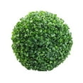 thumbnail image 2 of Fairnull Topiary Ball Vivid Verdant Plastic Tear Resistant Faux Plant Ball Garden Decoration, 2 of 9