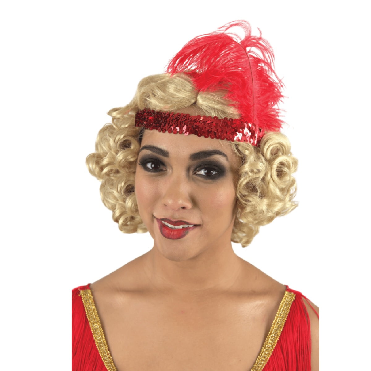 Classic Blonde 1920’s Flapper Girl Halloween Wig Costume Accessory- One ...