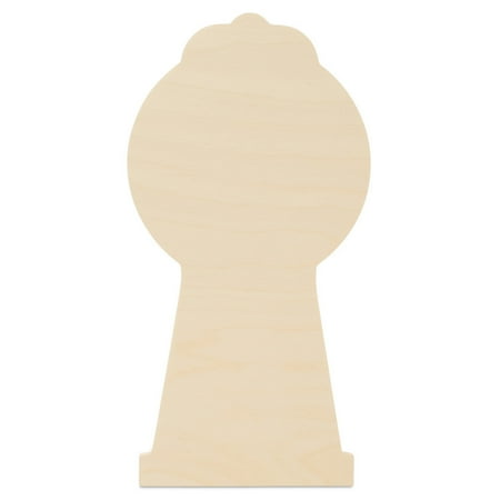 Gumball Machine Wood Cutouts 12-inch, Pack of 25 Unfinished Wood Crafts Blank, Wooden Shapes for Crafts & Party Decor, by Woodpeckers