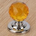 thumbnail image 4 of Tirador de cristal con forma de diamante, pomo para armario, cajón, armario, 30mm, 1 Uds. (amarillo), 4 of 8