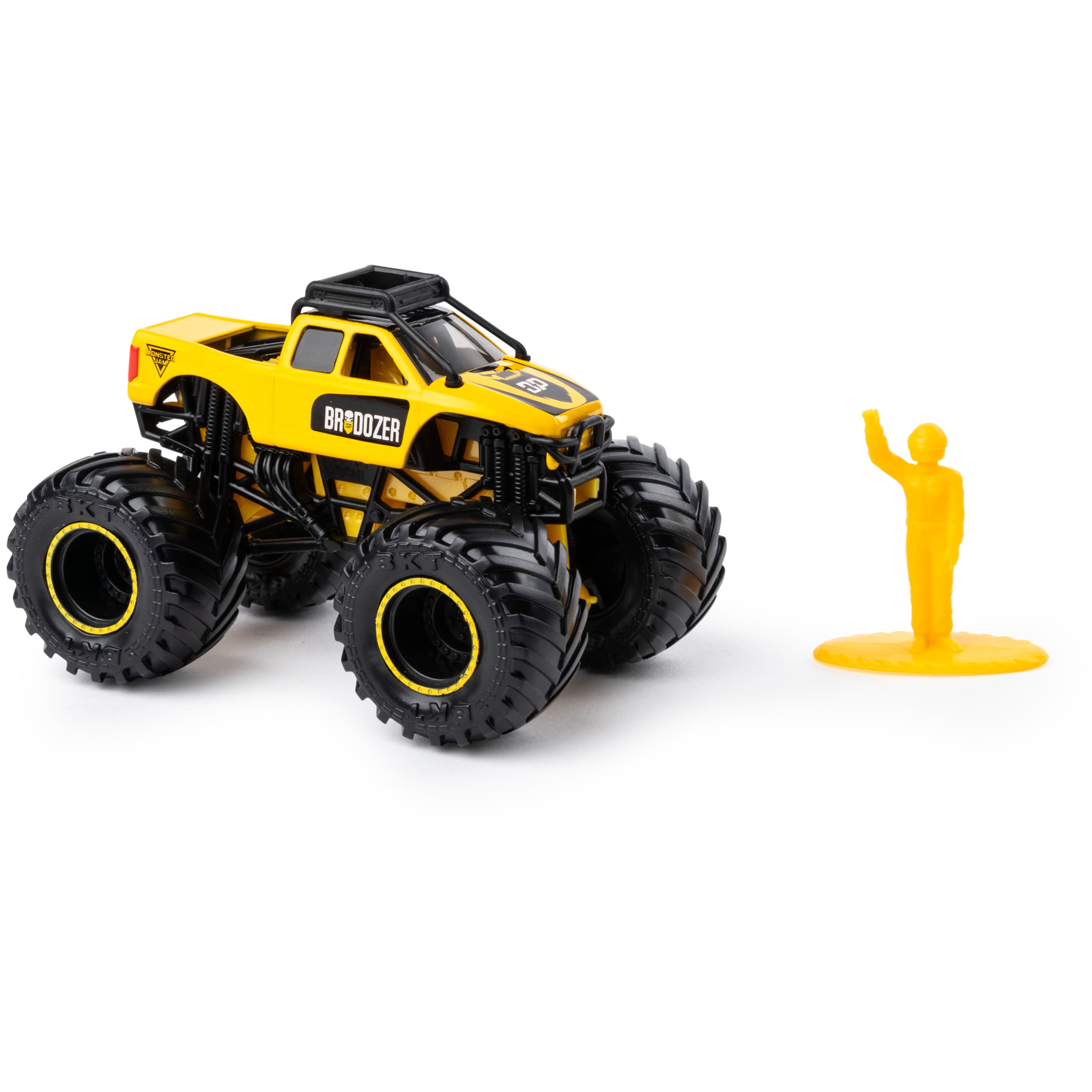 Monster Jam, Official Brodozer Monster Truck, Die-Cast Vehicle, Arena Favorites Series, 1:64 Scale
