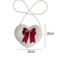 thumbnail image 2 of Bolso cruzado con forma de corazón, cadena de perlas de felpa, monedero para teléfono móvil, bolso de hombro borroso para mujeres, damas y niñas MFZFUKR BST2001372-3, 2 of 5