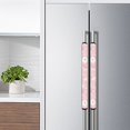 thumbnail image 2 of Yuyamidu Pink Daisy Refrigerator Door Handle Cover for Kitchen Appliance Handle Covers for Oven Dishwasher Cabinet 4pcs Home Kitchen Appliance Door Handle Decoration, 2 of 7