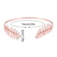 thumbnail image 3 of European Leaf Headband Bridal Hair Accessories - Women Vintage Flower Headpiece Wedding Metal Jewelry - Glitter Elegant Hair Bands Party Decoration Headpieces - Fade Resistant Daily Wear, 3 of 5