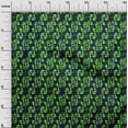 thumbnail image 3 of oneOone Velvet Green Fabric Abstract Sewing Material Print Fabric By The Yard 58 Inch Wide, 3 of 4