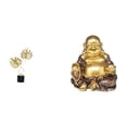 thumbnail image 1 of Figura de Buda, escultura coleccionable, adorno de mesa para escritorio o armario, ideal para interiores. Perfecto para inauguración de casa, aniversa, 1 of 7