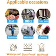 thumbnail image 3 of EcoNesxp Plastic Apron Disposable Aprons Cooking Suitable for Painting Party 100pcs, 3 of 5