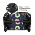 thumbnail image 4 of Kdxio Sloth with Donuts Pattern Luggage Cover for Travel,Elastic and Durable,Fits 18-32 Inch,Anti-Scratch Suitcase Protector, 4 of 9