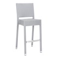 thumbnail image 2 of SAFAVIEH Bethel Contemporary Outdoor Patio Rattan Bar Stool, Grey, 2 of 9