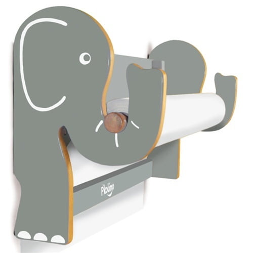 wall mounted elephant paper roll art easel walmart com