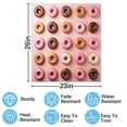 thumbnail image 2 of Colorful Donut Pattern(1) Dishwasher Magnet Cover Decorative Sticker for Home Cabinet Kitchen 23" x26", 2 of 5