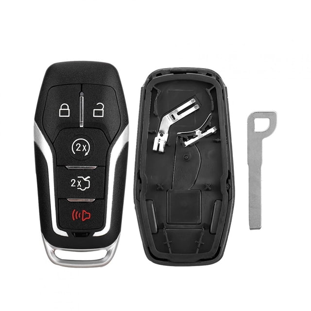 Carcasa para mando a distancia de coche sin llave de 5 botones compatible con Ford Mustang F-150 Jadeshay A