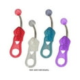 thumbnail image 1 of Belly Button Ring Acrylic Zipper, 1 of 8