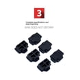 thumbnail image 3 of Rj45 Silicone Dust Plug Dust Cover Dust Cap Router Switch Network Cable Interface Computer Network Cable Dust Cap, 3 of 5