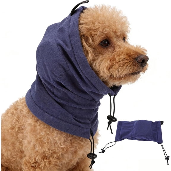 Dog Ear Muffs, Noise Canceling Nylon Adjustable Strap, No Shake Cover, S, For Grooming Fireworks Drying
