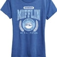 thumbnail image 3 of The Office - Dunder Mifflin Collegiate - Women's Short Sleeve Graphic T-Shirt, 3 of 5