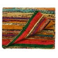 thumbnail image 1 of Aakriti Handmade Rag Rug, Chindi Rug, Multicolored, Indian Rug, Recycled Rug, Boho Style, Decorative Rug ( 5x3 ft) (Yellow), 1 of 5