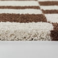 thumbnail image 5 of Leslie Checkered Shag Area Rug, 5 of 5