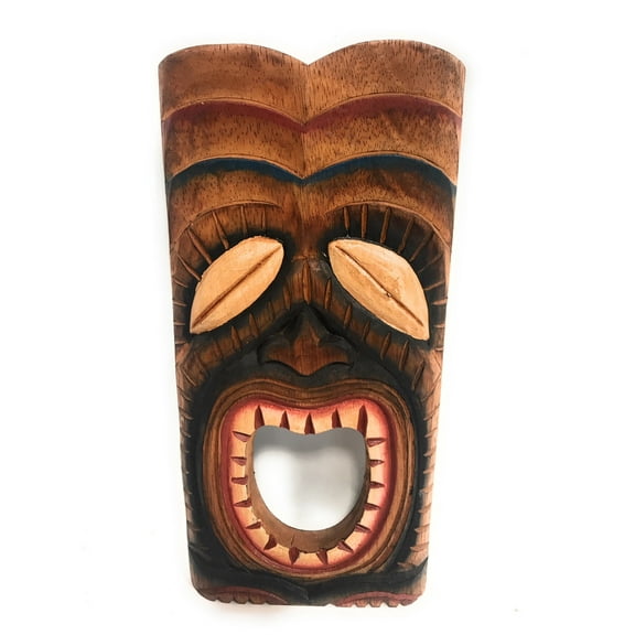 Laughing Tiki Mask 12" - Wall Plaque Hand Carved | #Dpt514730