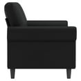 thumbnail image 2 of vidaXL 2-Seater Sofa Black 140 cm Faux Leather, 2 of 5