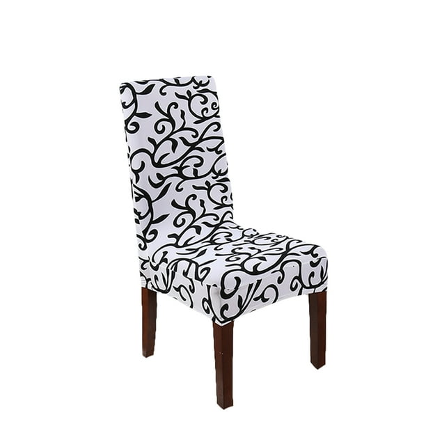 Emmababy Removable Kitchen Chair Covers Elastic Chair Protector Walmart Com Walmart Com