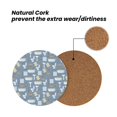 thumbnail image 4 of Xecao Blue Bathroom for MDF Cork Coaster 4 Pcs,Drink Coasters,Suit for House Warming Gifts New Home ,Coffee Table Decor-Round Shape, 4 of 7