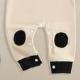 thumbnail image 6 of qiiinnHk Baby Boy Girl First Halloween Outfit Pumpkin Ghost Embroidery Romper Long Sleeve Bodysuit Jumpsuit 3-6 Months,Grey, 6 of 6
