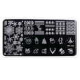 thumbnail image 1 of kurtrusly Rectangle Nail Stamping Plates Geometry Design DIY Nail Art Stamp Template Image Plate Stencil, 1 of 1