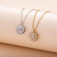 thumbnail image 5 of To My Daughter - Sunflower Fidget Necklace, You are My Sunshine Rotating Necklace, Spinning Sunflower Necklace Pendant, Daisy Flower Anxiety Necklace Jewelry for Women, 5 of 10