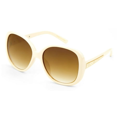 MLC Eyewear 'Rubi' Square Fashion Sunglasses in Beige