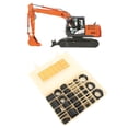 thumbnail image 4 of Aramox 383 Pieces Rubber O Ring Assortment Kit Air Conditioning System Seal Kit 4138938 Replacement For  Zacks Construction Vehicle Compressor, 4 of 8